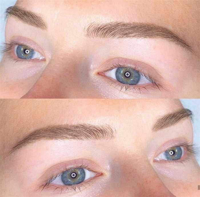 Выбор оттенка бровей в зависимости от цвета волос